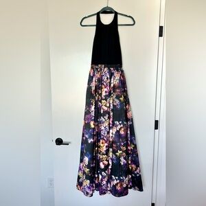 Aidan Mattox Floral Gown/Maxi Dress Size 2